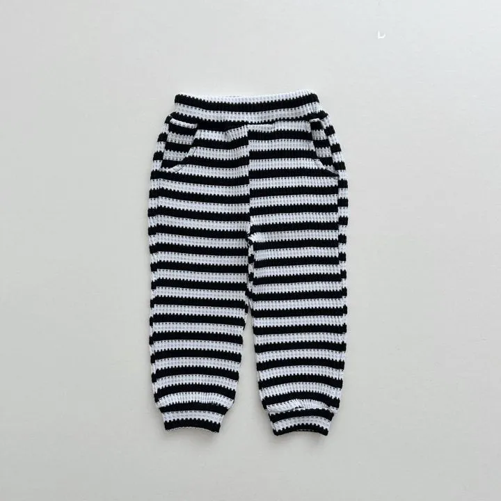 2 Pieces Set Baby Kid Girls Boys Striped Color-blocking Tops And Pants Wholesale 231130150