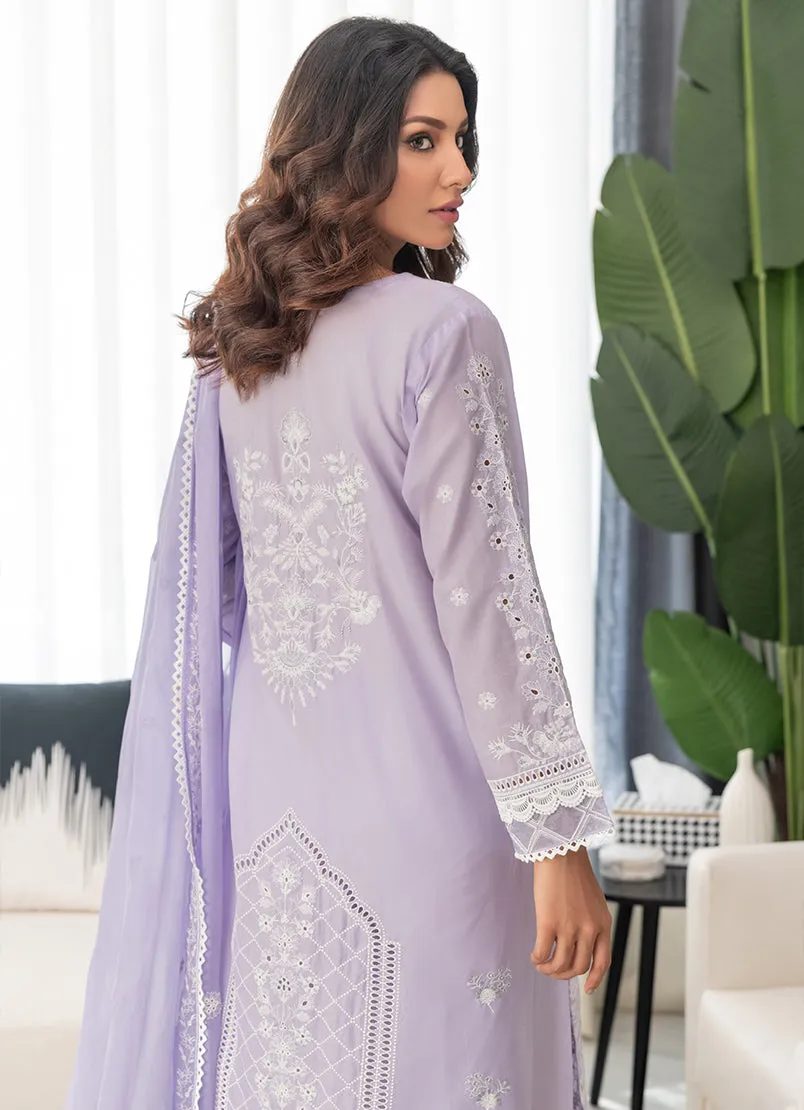 3 Pc Chikankari Lawn Unstitched