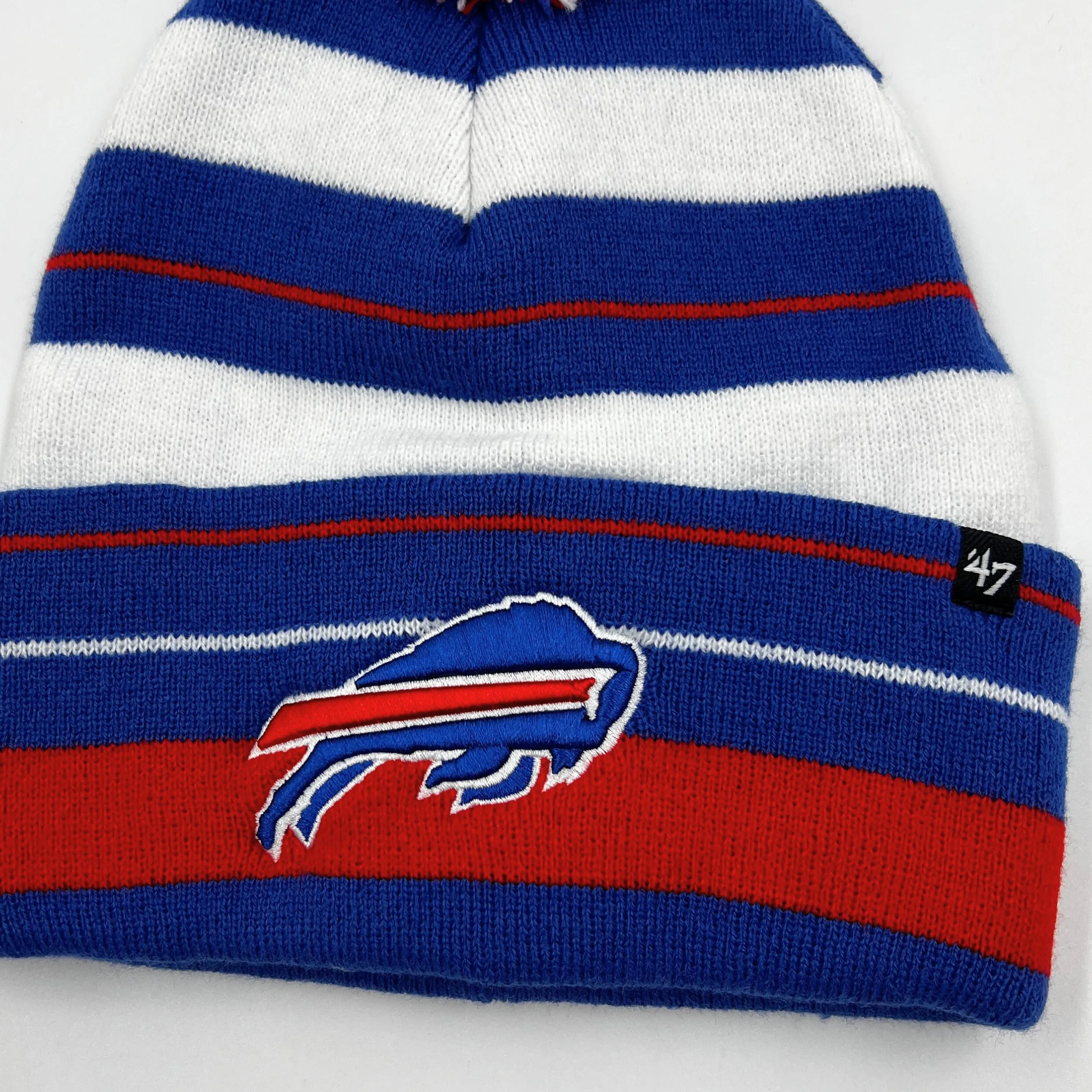 '47 Brand Buffalo Bills Sonic Blue Power Line Knit Winter Hat