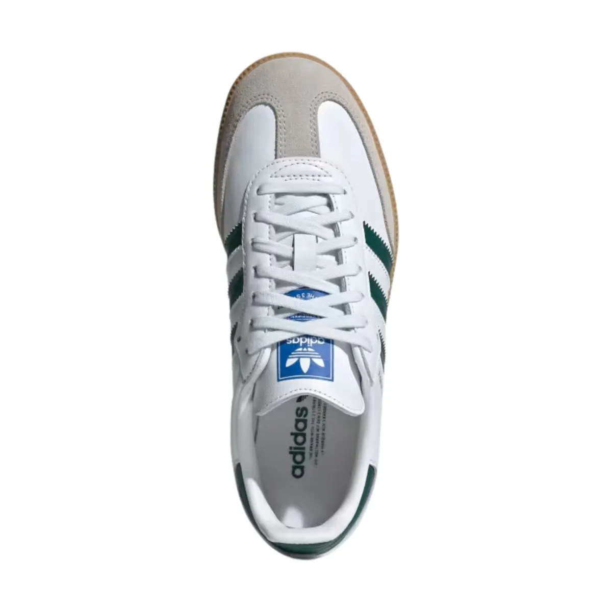 Adidas Boy's (Grade School) Samba OG Cloud White/Collegiate Green/Gum