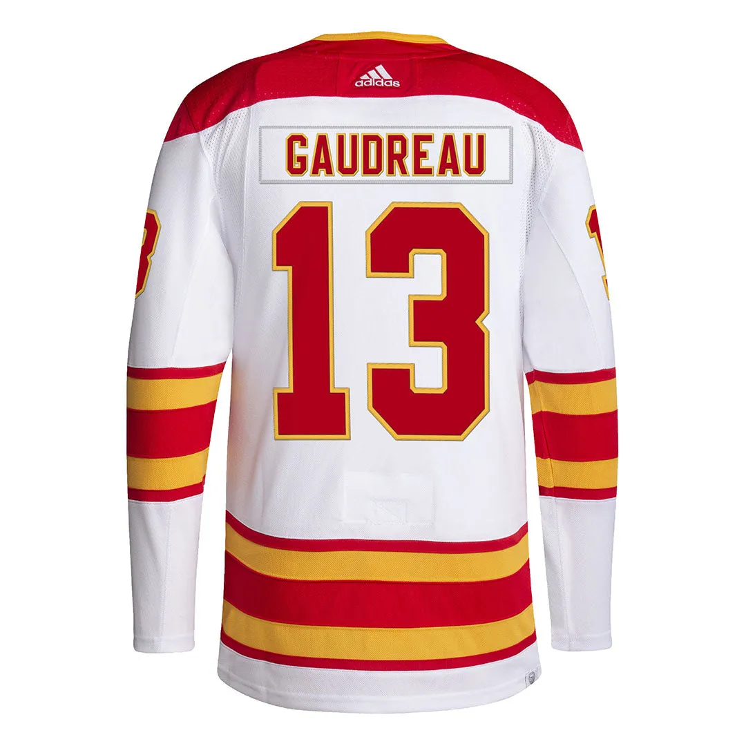 adidas - Men's Calgary Flames Johnny Gaudreau Authentic Away Jersey (GT5693)