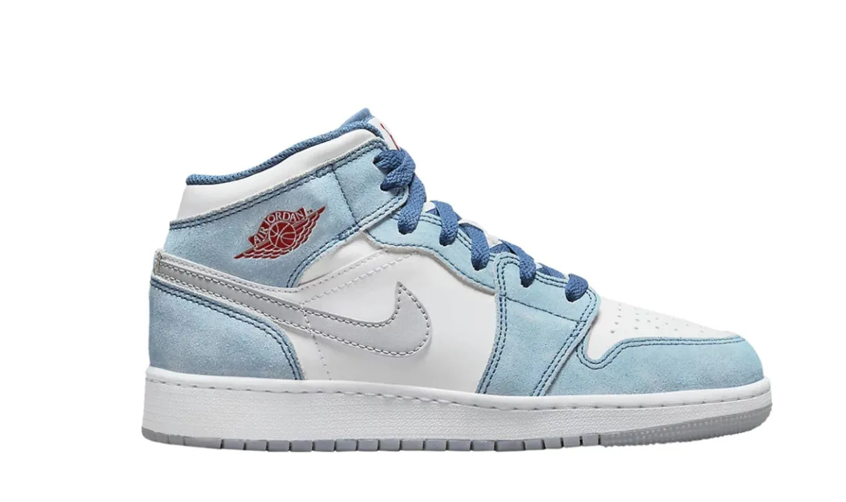 Air Jordan Retro 1 Mid SE “French Blue” GS