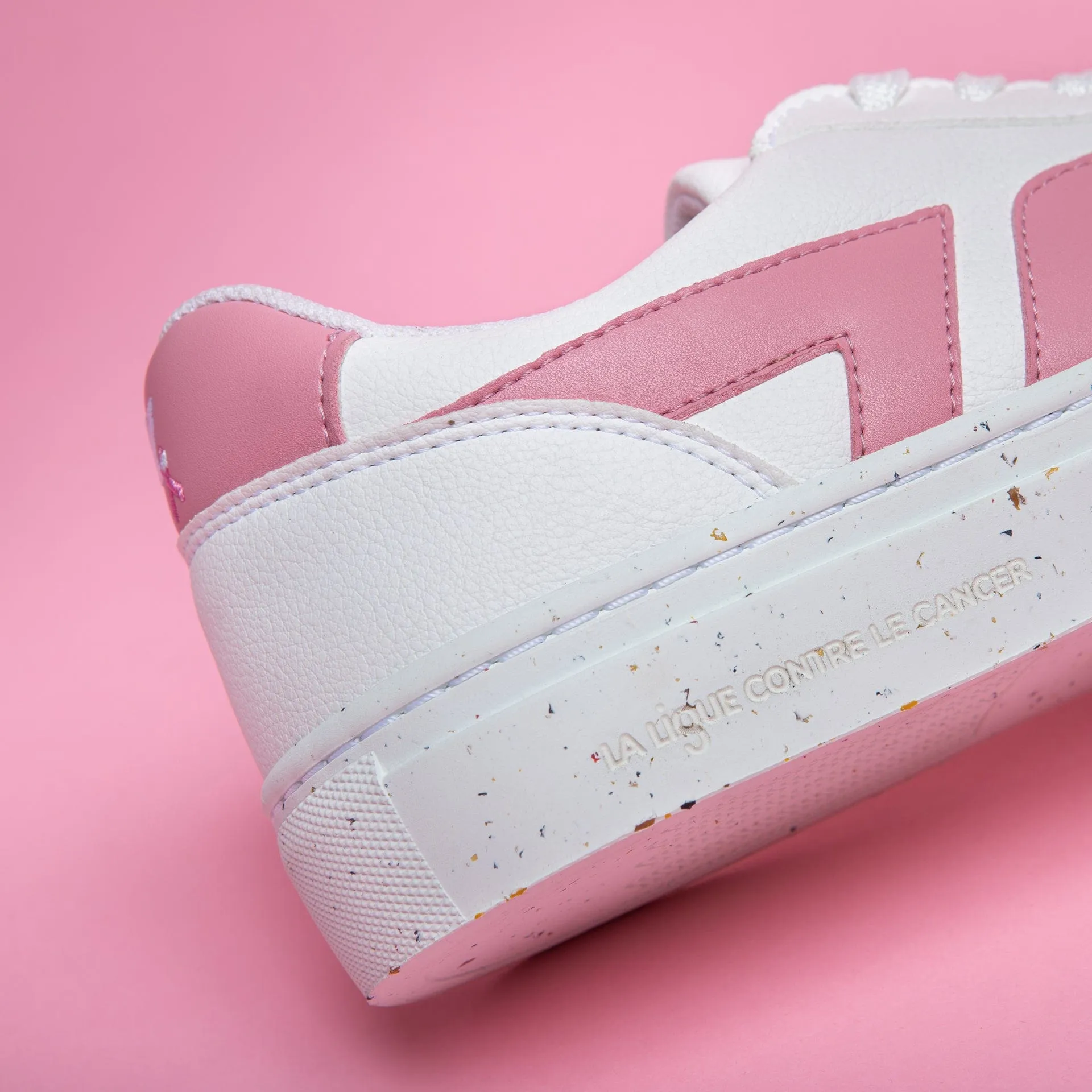 Alpha Grape Leather Vegan Sneakers | Rose