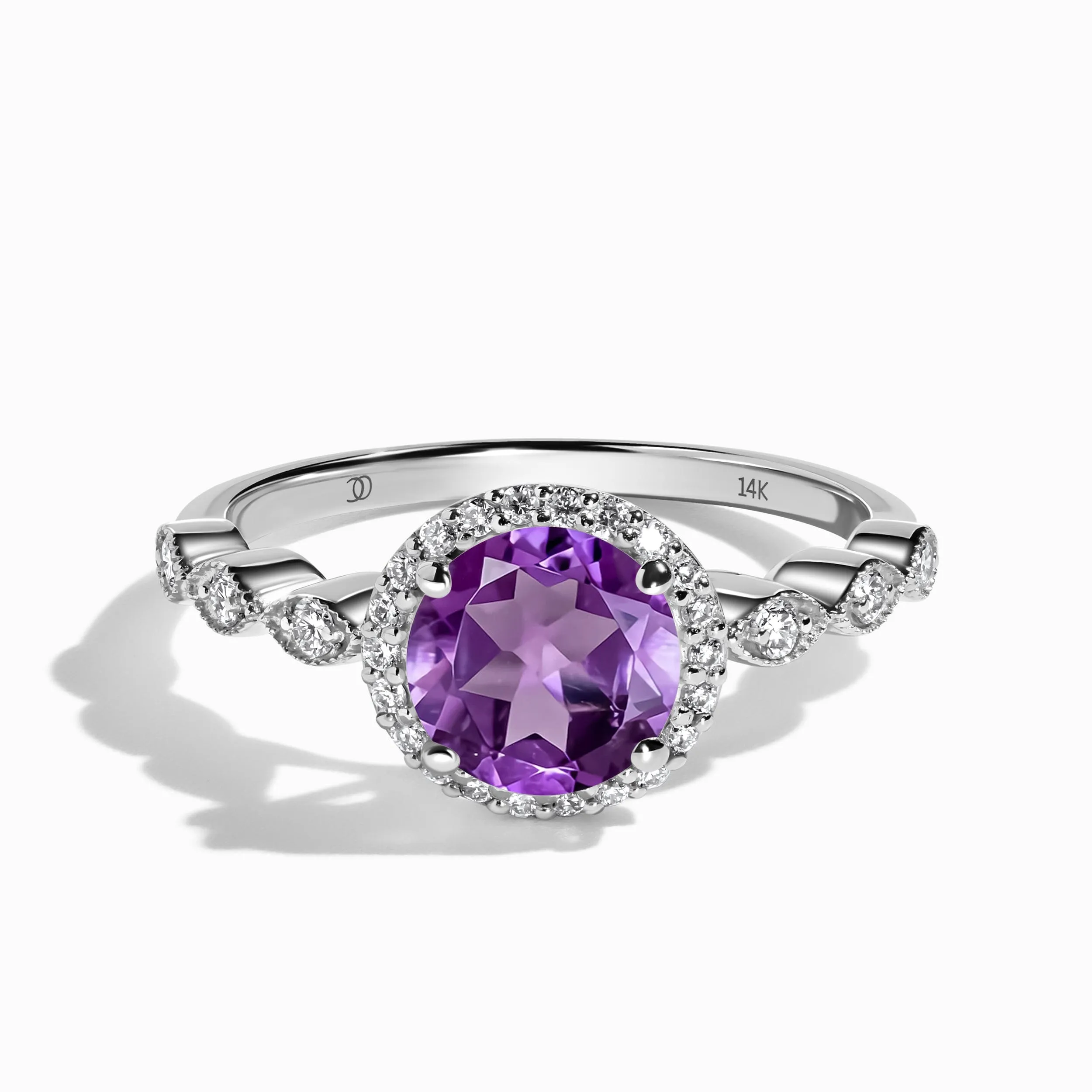 Amethyst Diamond Ring - Soulmate