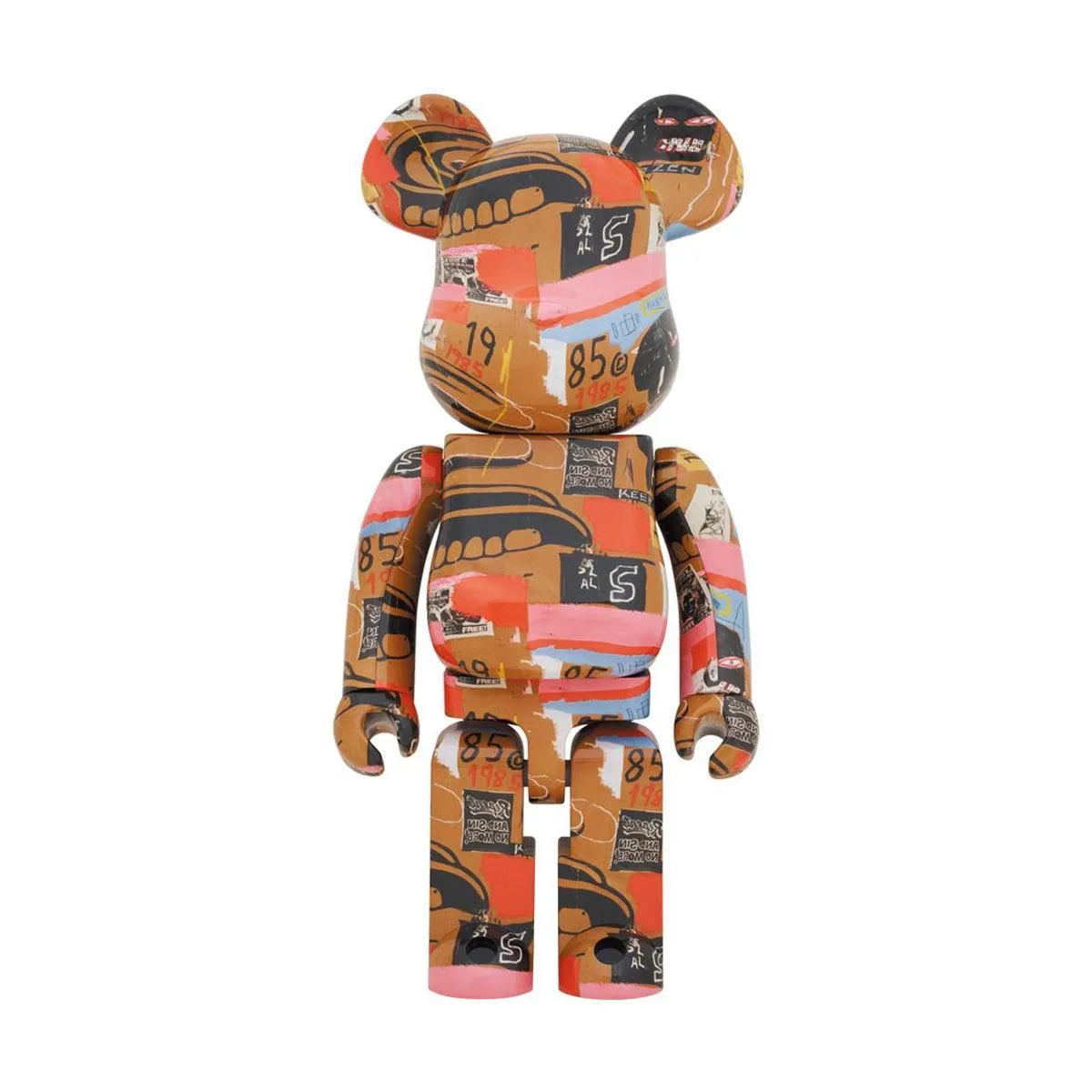   Andy Warhol   Jean-Michel Basquiat Be@rbrick 1000% '#2'