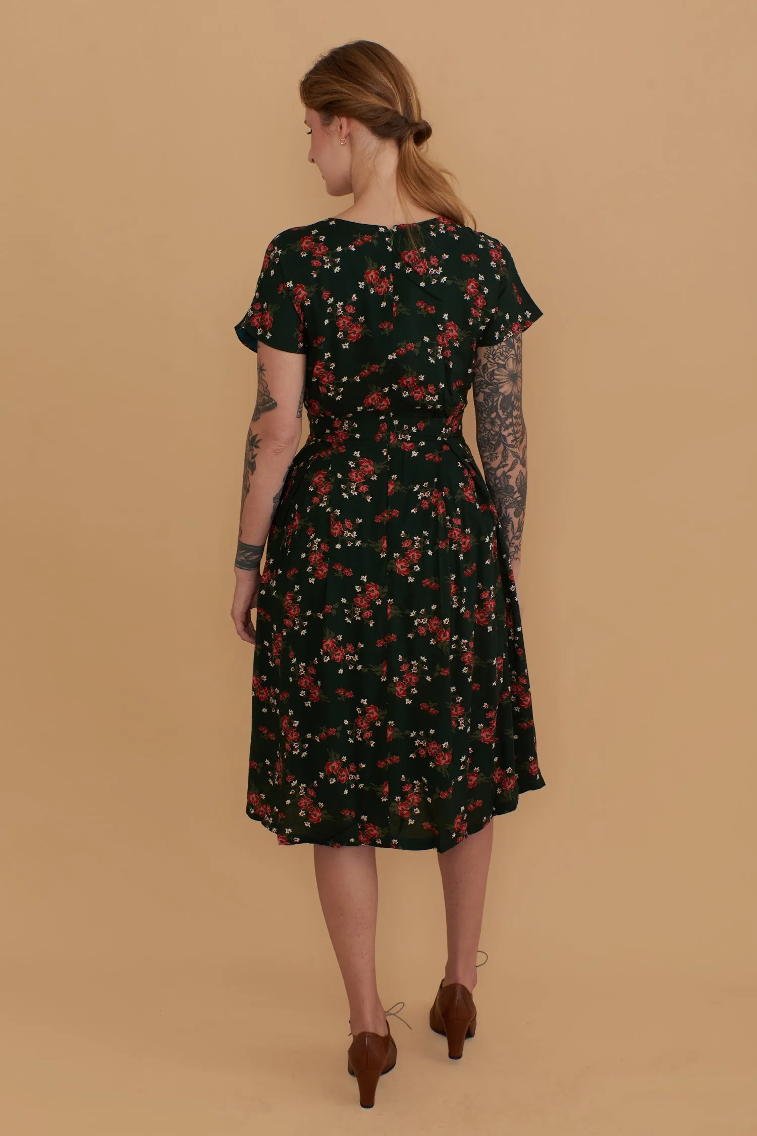 Annie Green & Pink Floral Dress