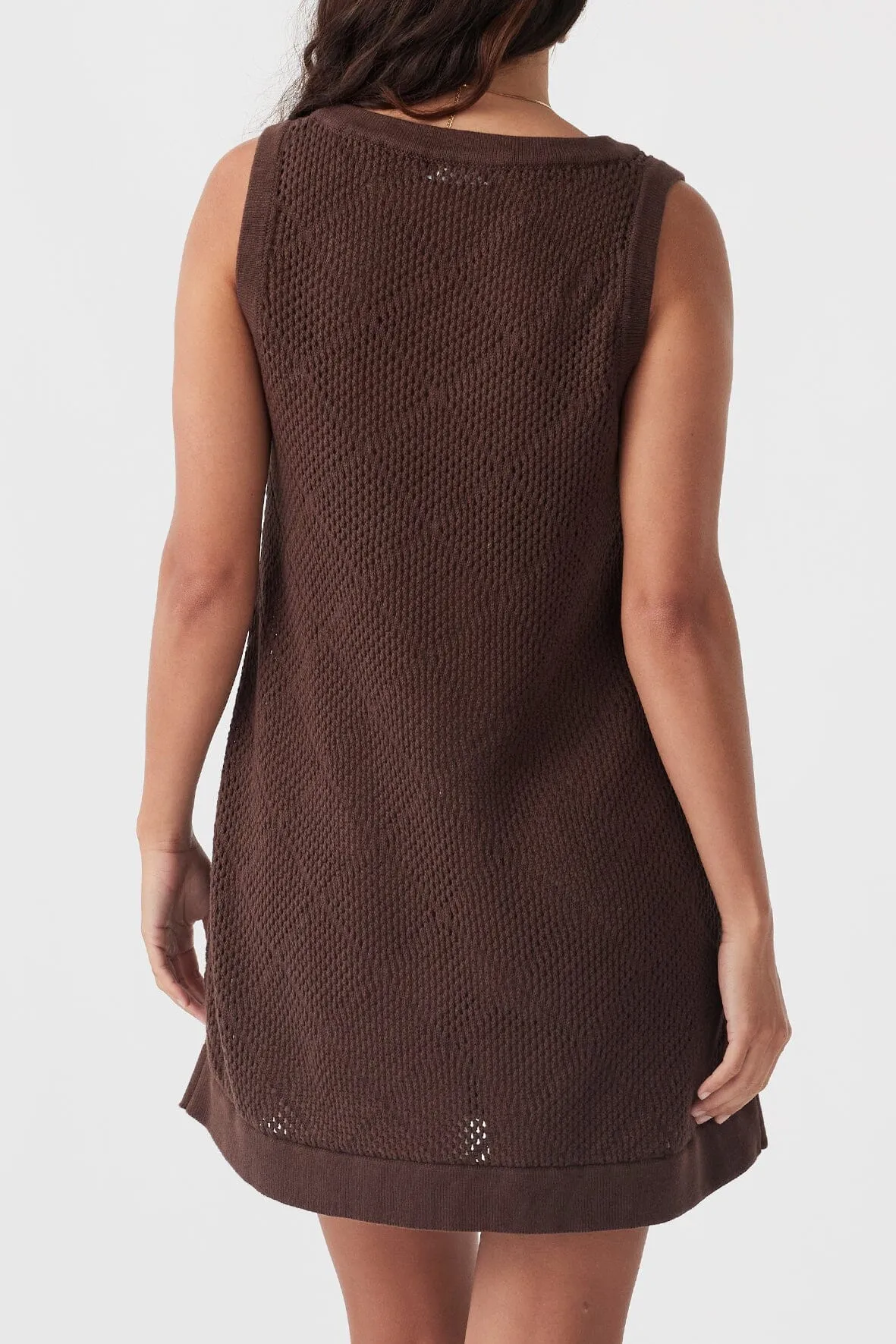 Arcaa Ezra Mini Dress - Chocolate