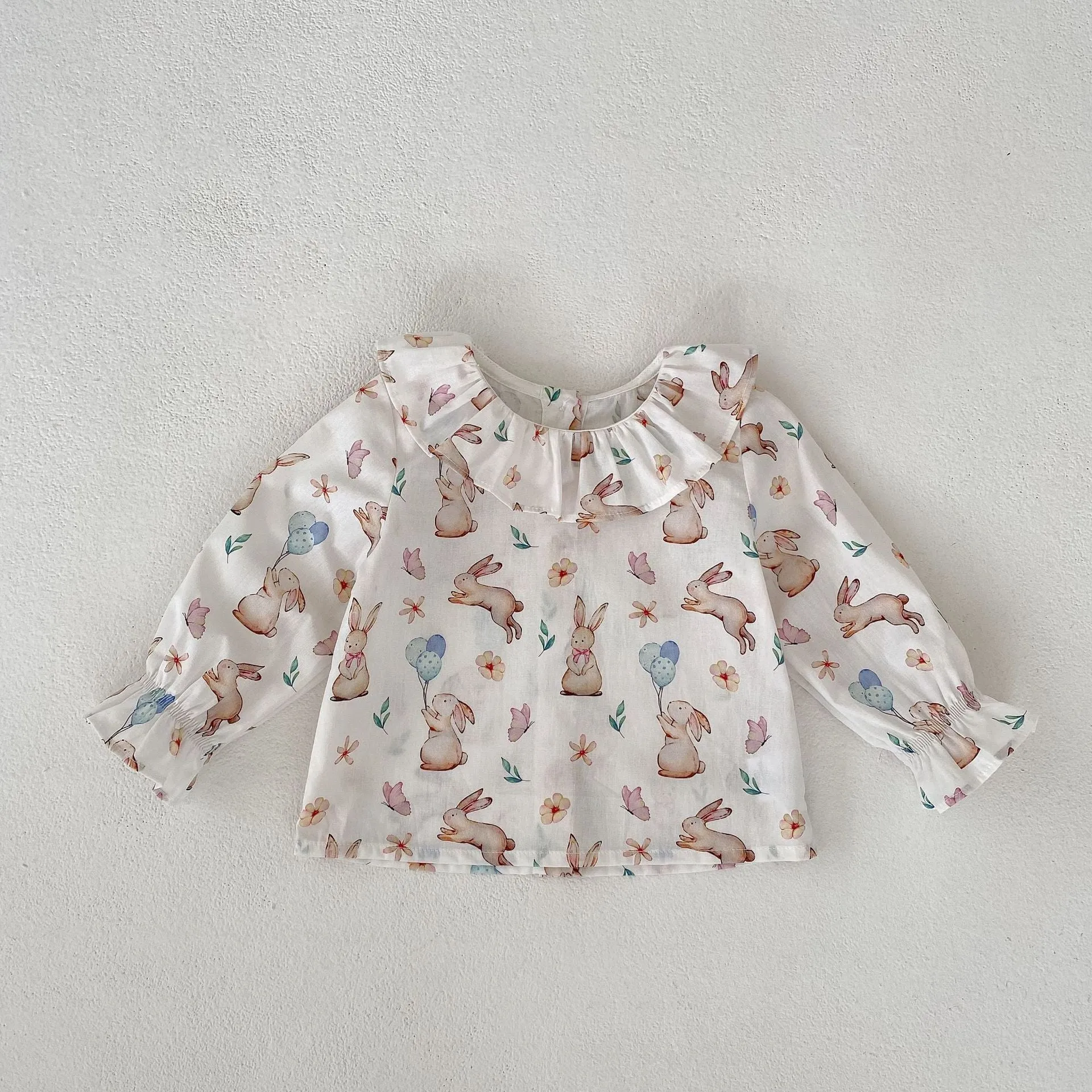 Baby Girls Solid Color Animals Print Tops And Rompers Wholesale 230828139