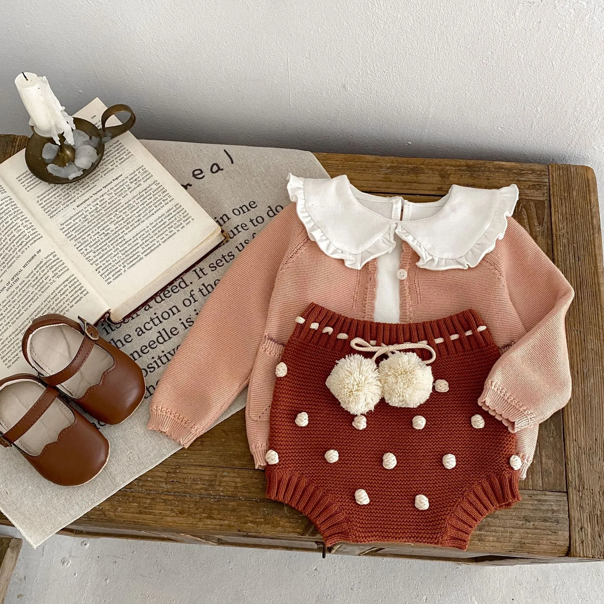 Baby Kid Girls Solid Color Cardigan Wholesale 230828305