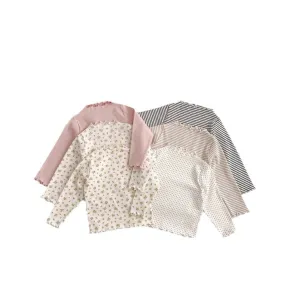 Baby Kid Girls Striped Flower Polka dots Tops Wholesale 23113071