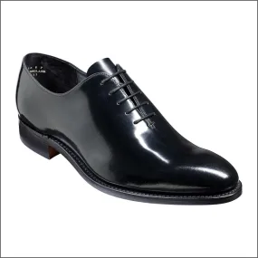 Barker Nelson Whole-Cut Oxford Shoe - Hi Shine Black