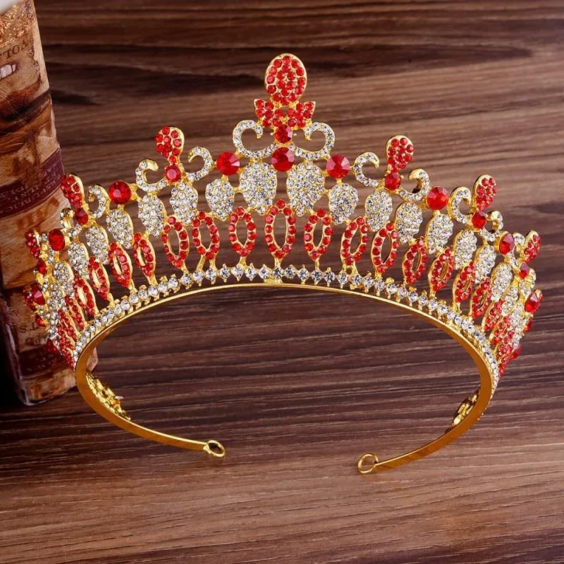 Baroque Princess Queen Crystal Crowns for Women