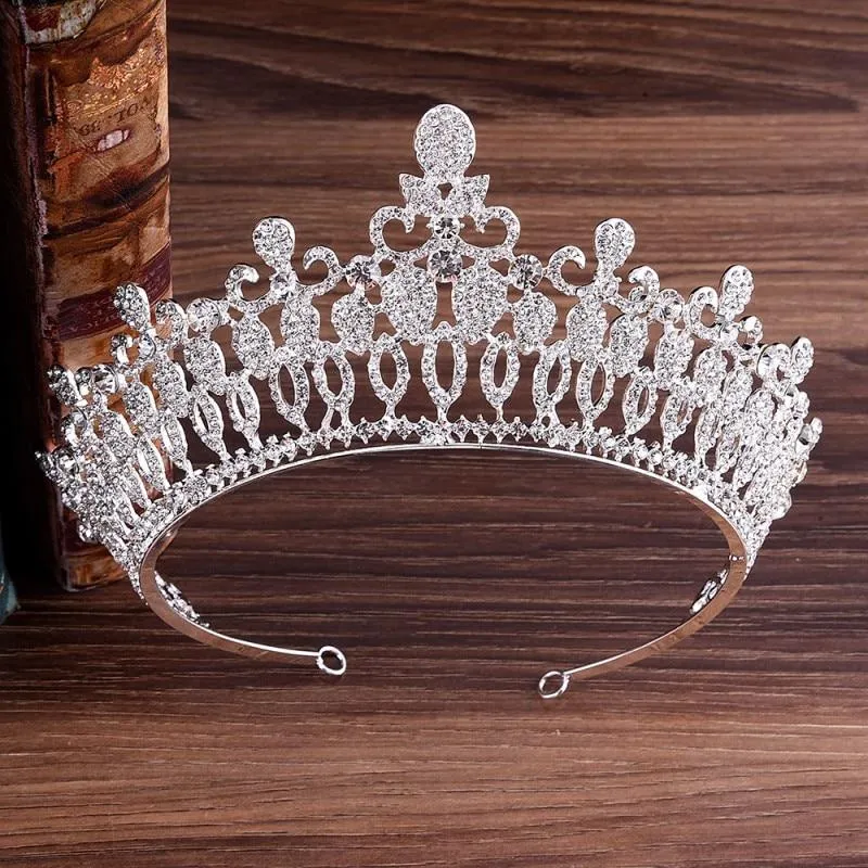 Baroque Princess Queen Crystal Crowns for Women