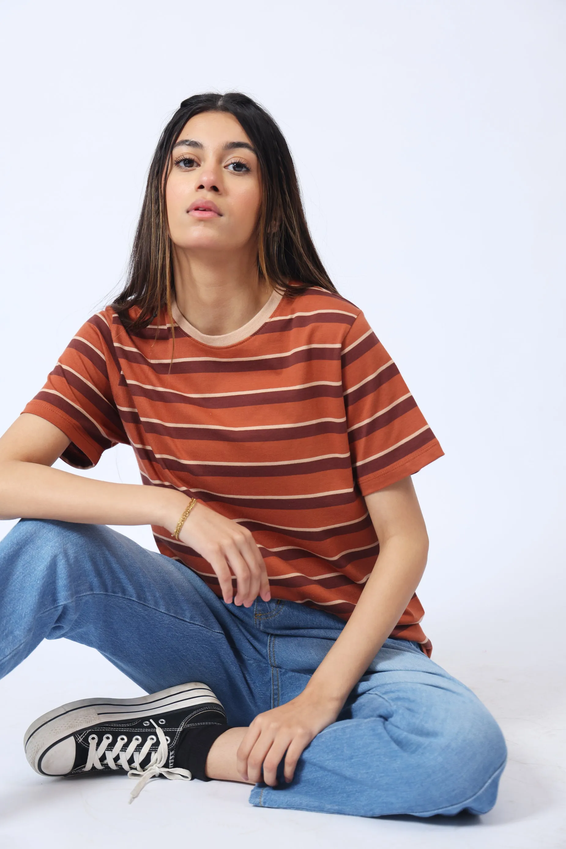 BASIC STRIPED TEE