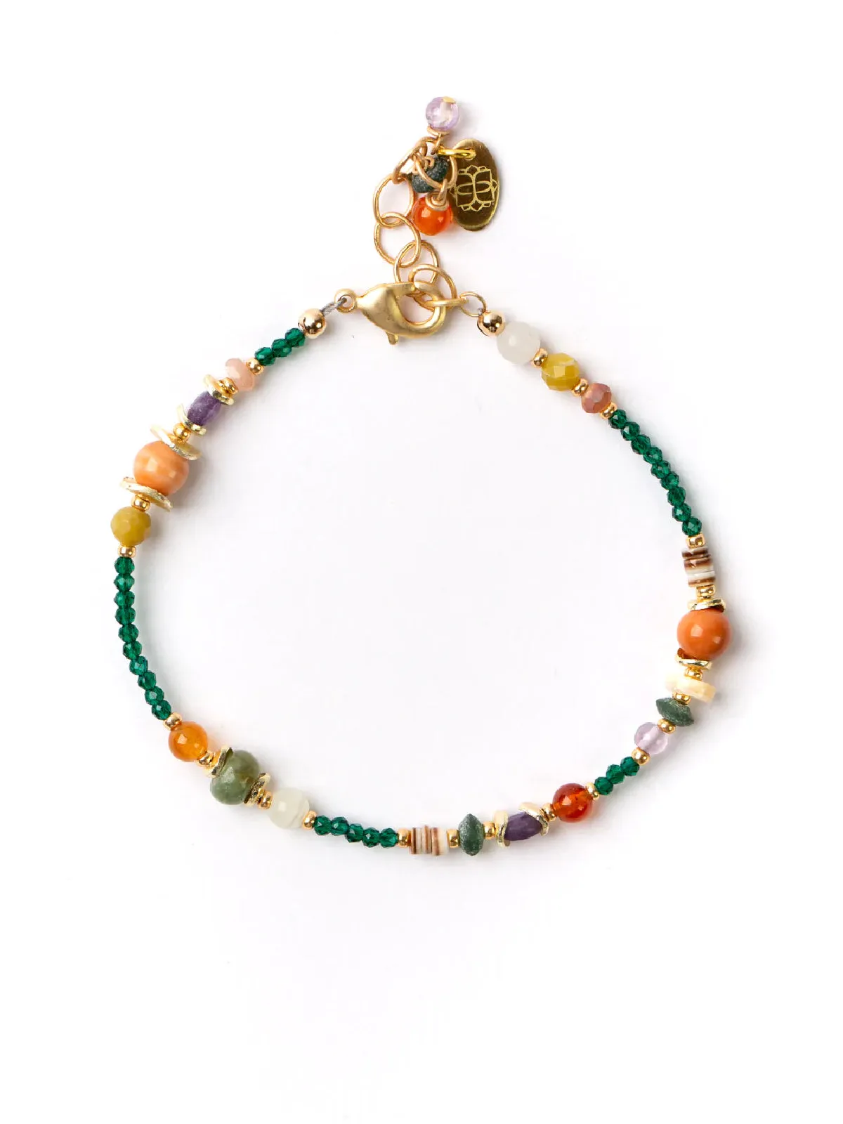 Bergamot Stone Collage Bracelet by Anne Vaughan