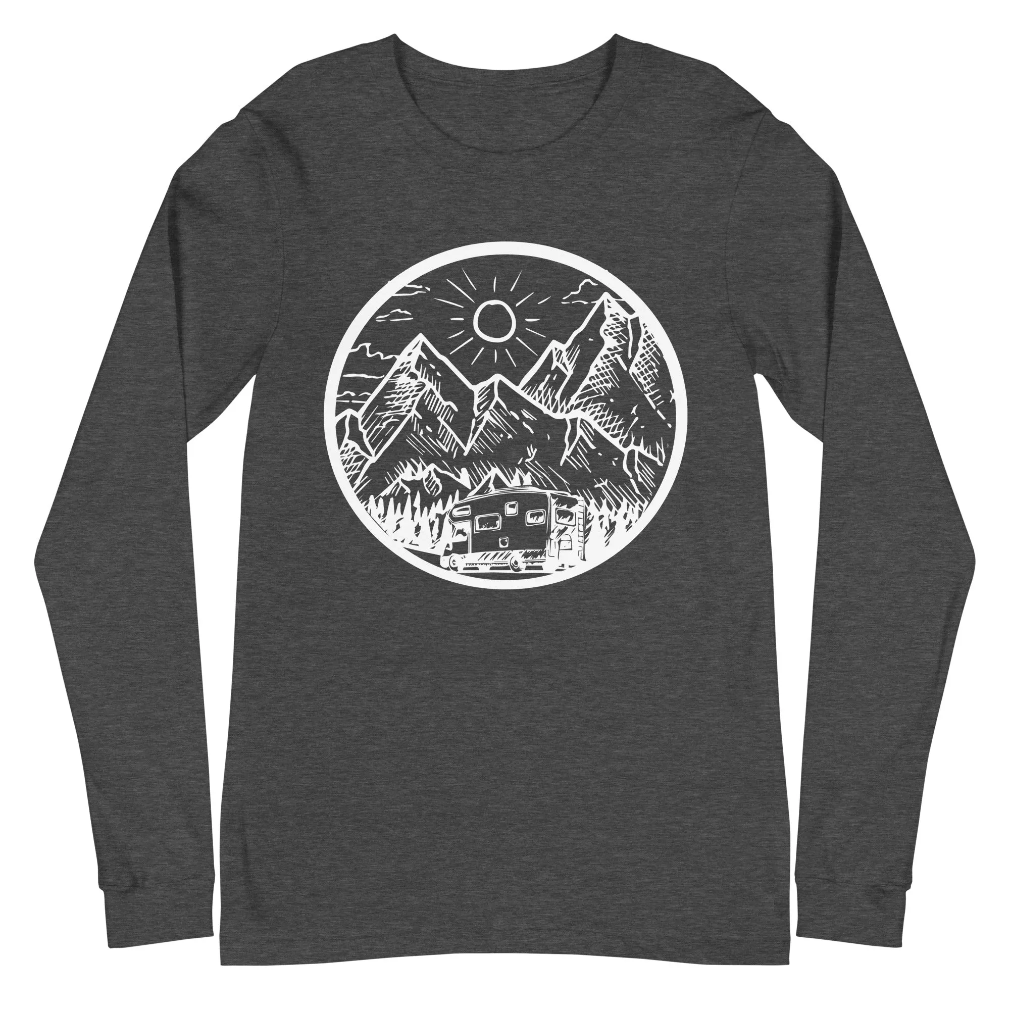 Berge - Camping Van - (12) - Longsleeve (Unisex)