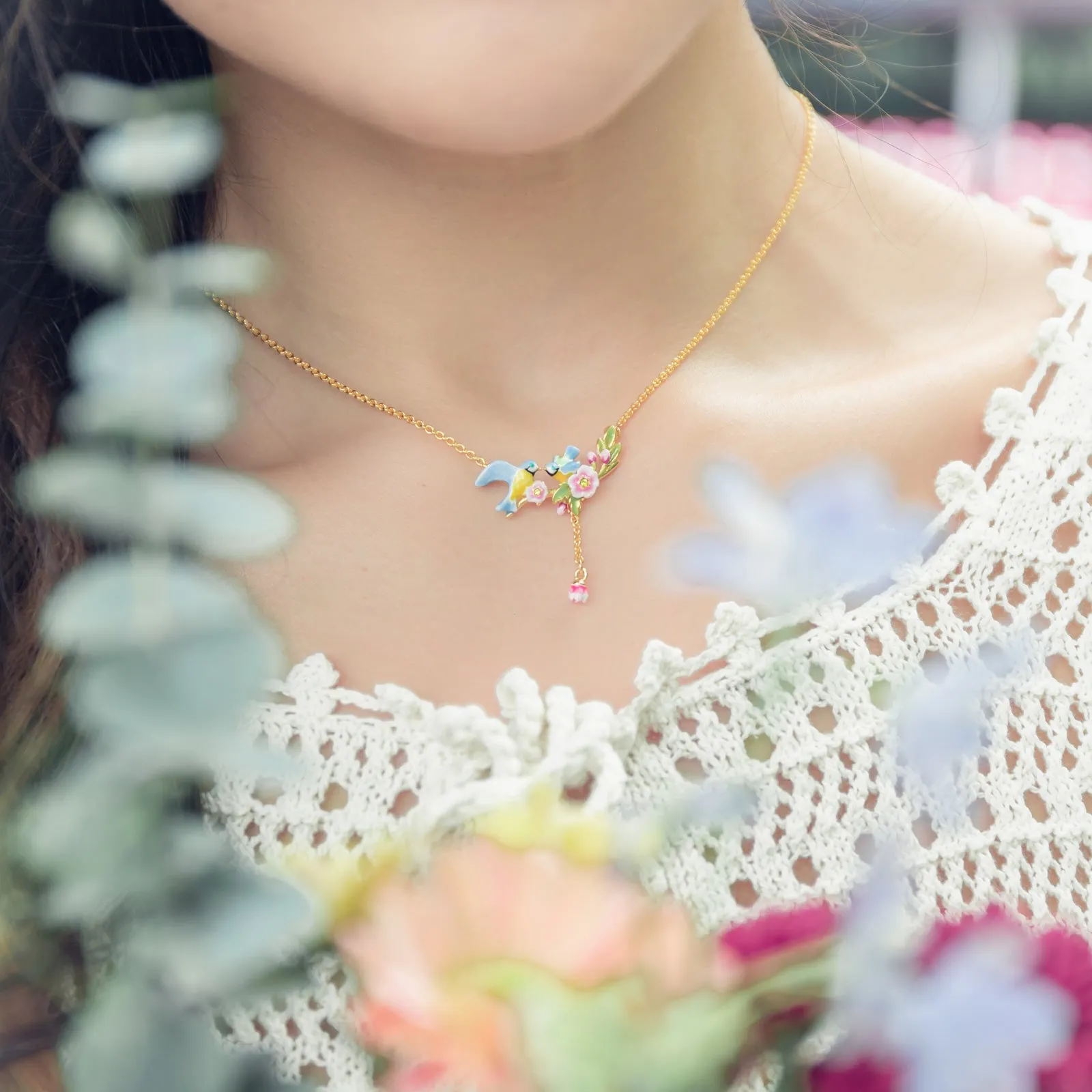 Blue Tit Necklace