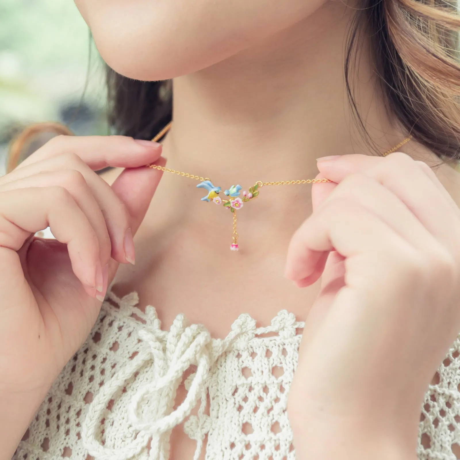 Blue Tit Necklace