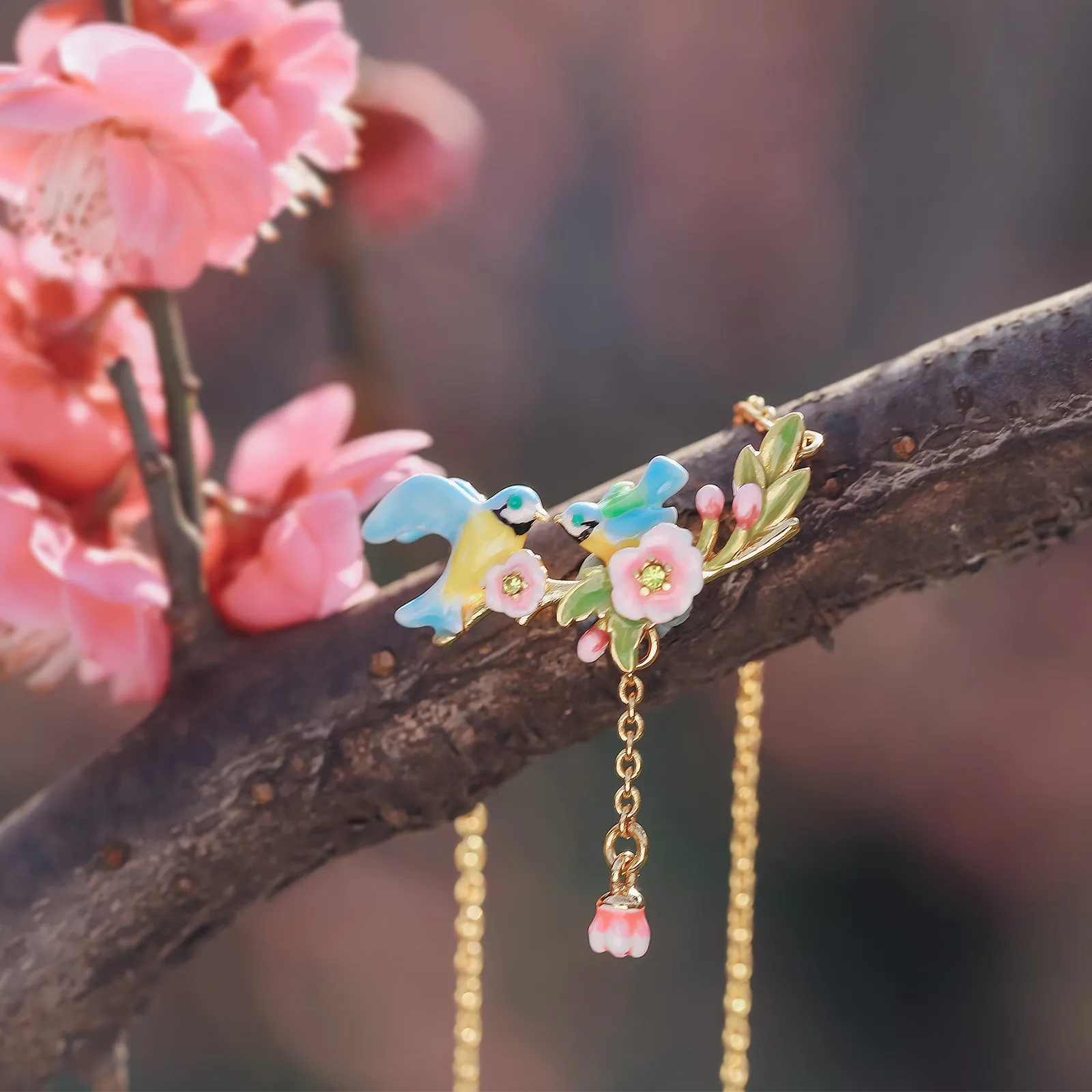 Blue Tit Necklace