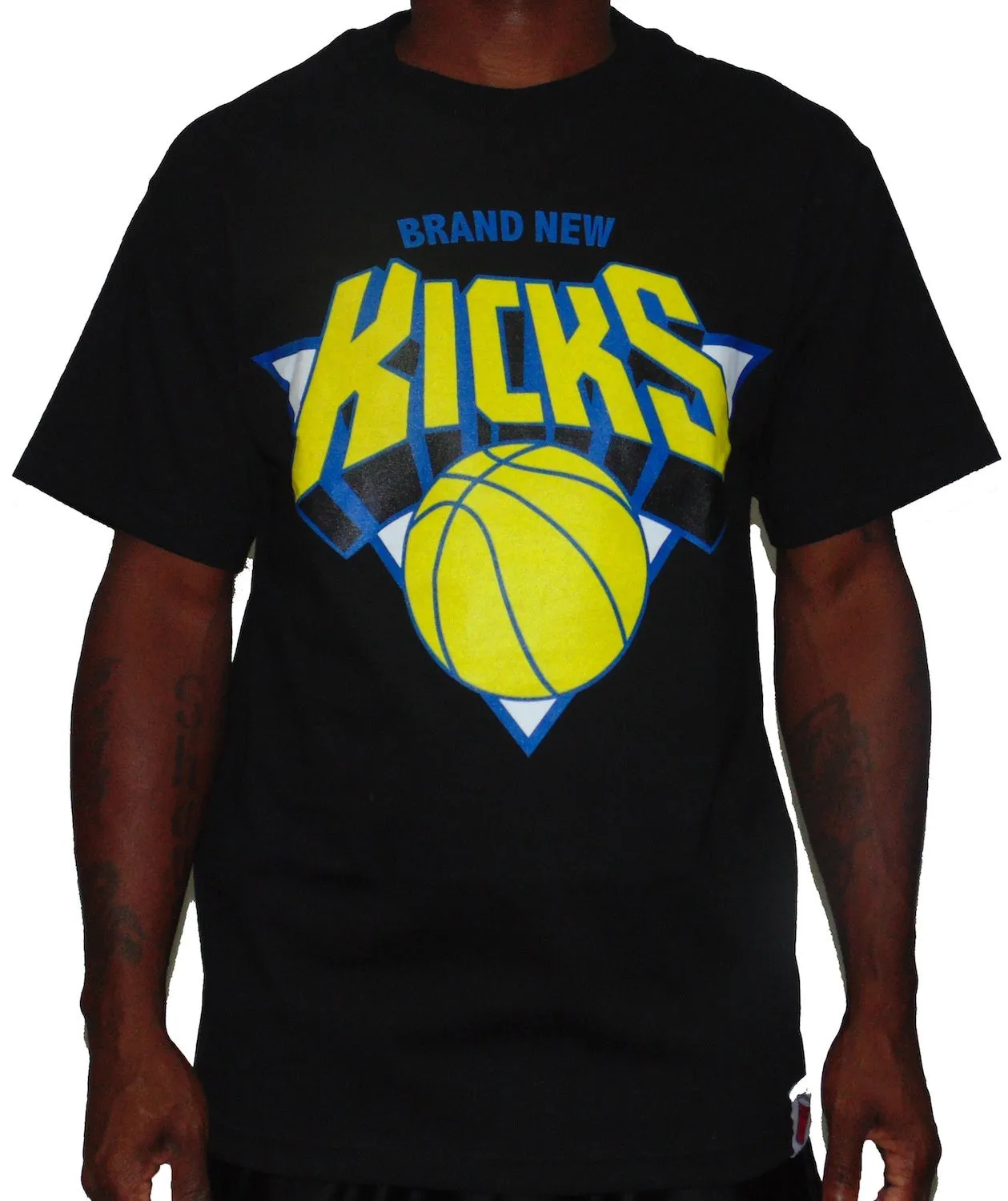 Booger Kids- New Kicks Tee (Blk/Blue/Yellow)