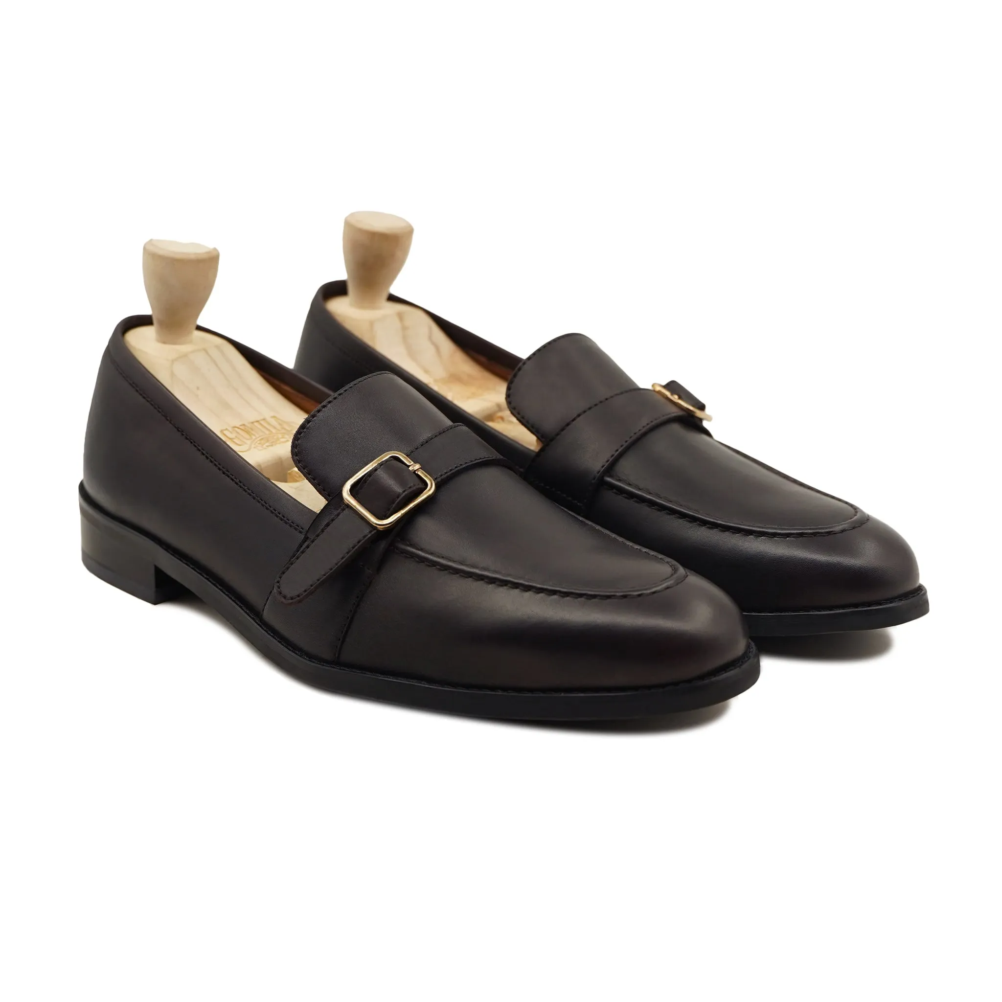 BRIXTON - DARK BROWN LOAFER