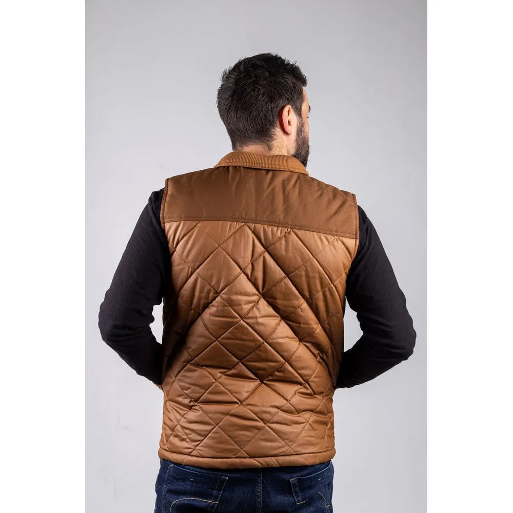 Caterpillar Waxed Cotton Vest