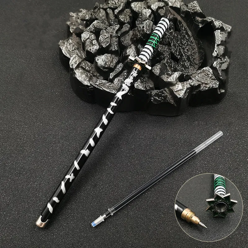 Chokutō Sword Refillable Gel Pens