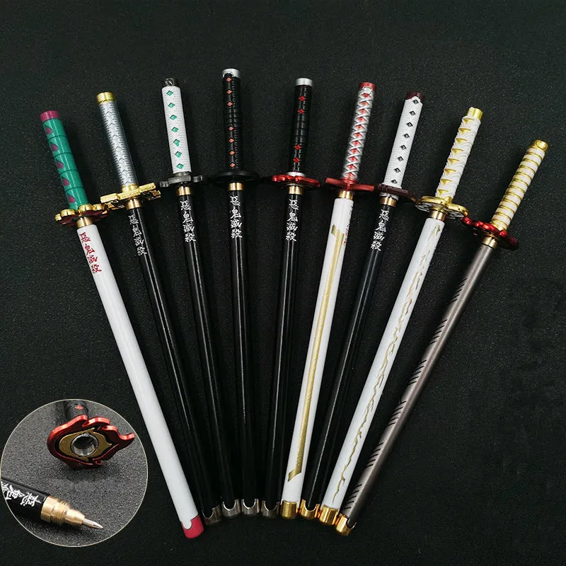 Chokutō Sword Refillable Gel Pens