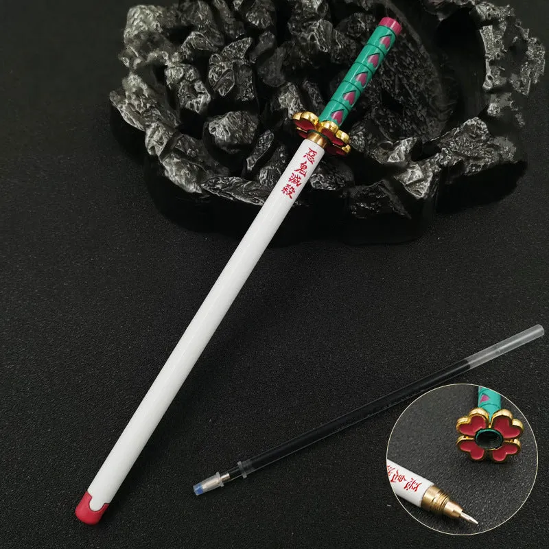 Chokutō Sword Refillable Gel Pens