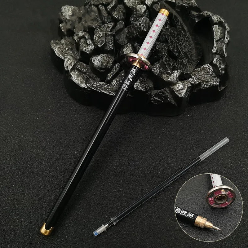 Chokutō Sword Refillable Gel Pens