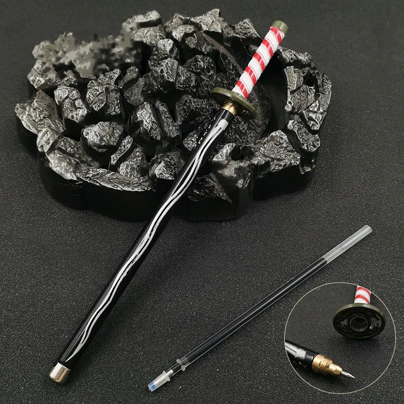 Chokutō Sword Refillable Gel Pens