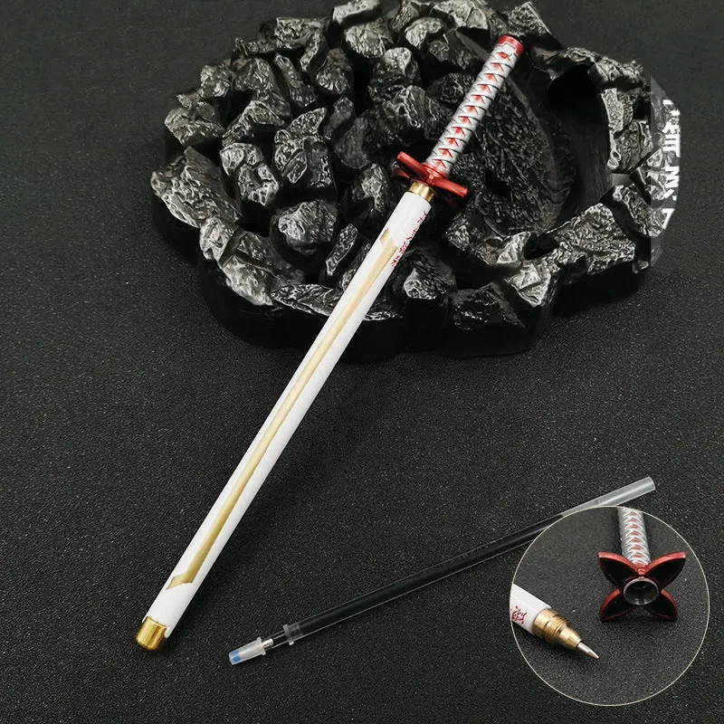 Chokutō Sword Refillable Gel Pens