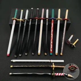 Chokutō Sword Refillable Gel Pens