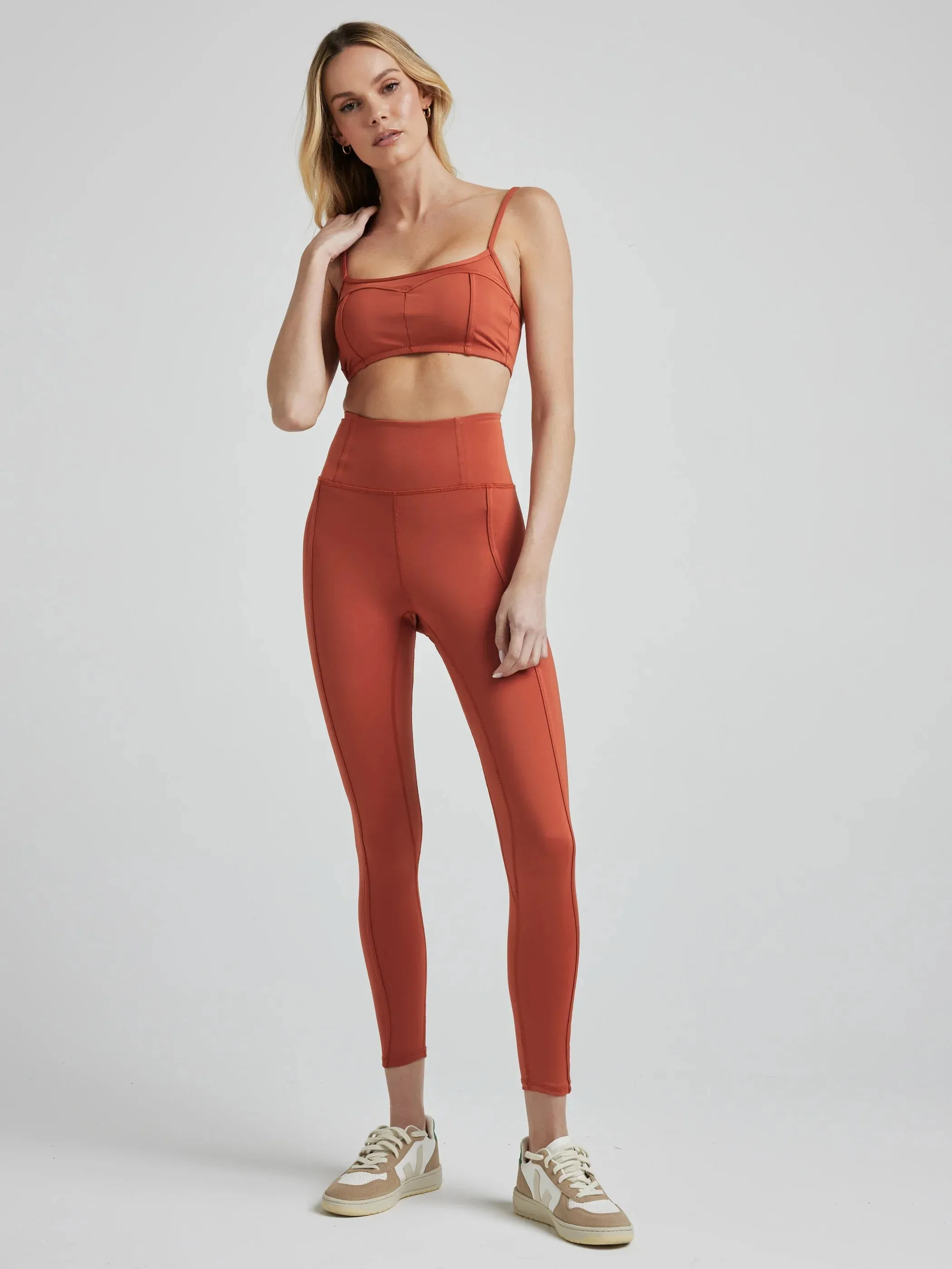 Contour 7/8 Legging - Baked Clay