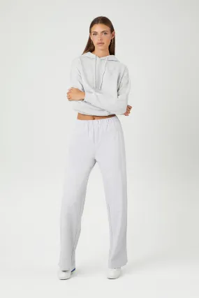 Cotton Wide-Leg Pants