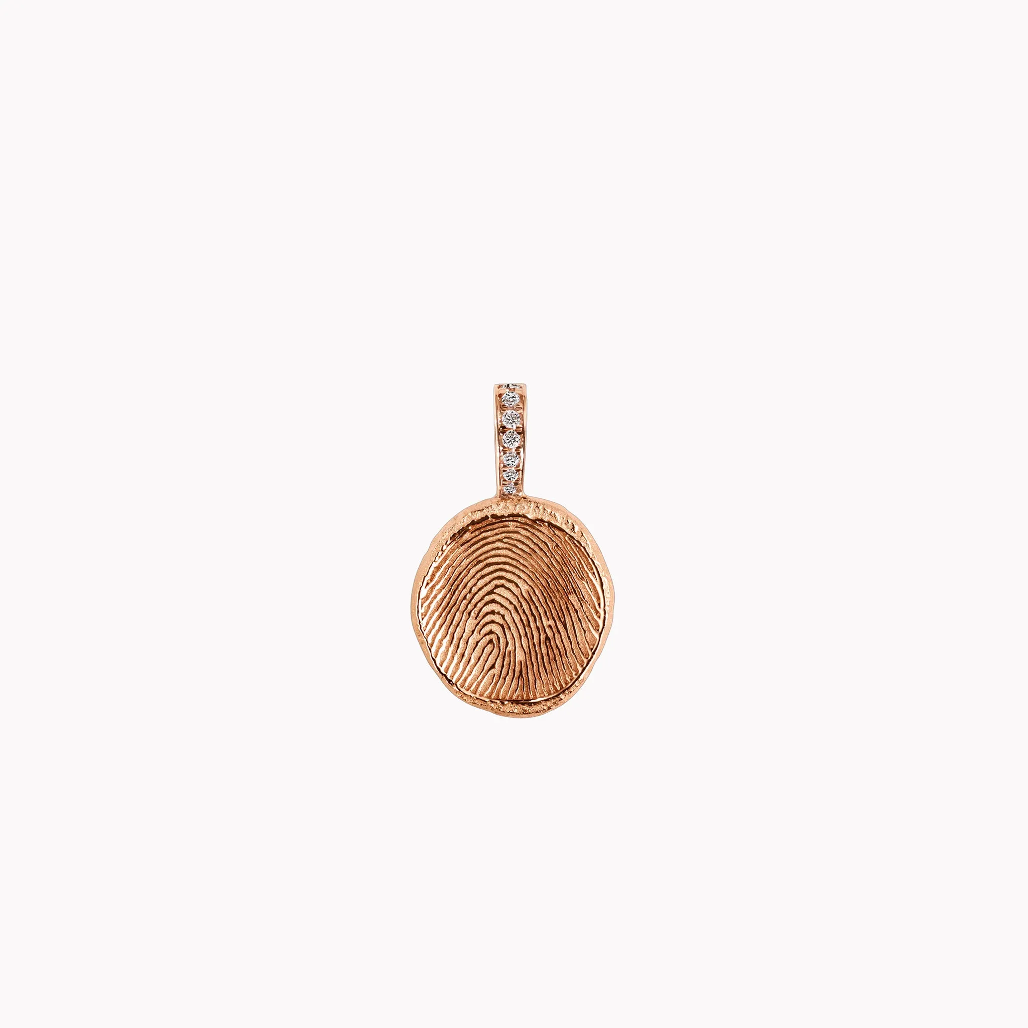 Custom Fingerprint Coin Charm