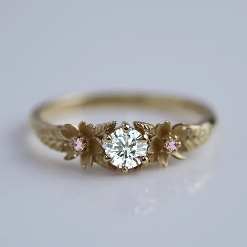 Custom Sakura Ring  1468.00