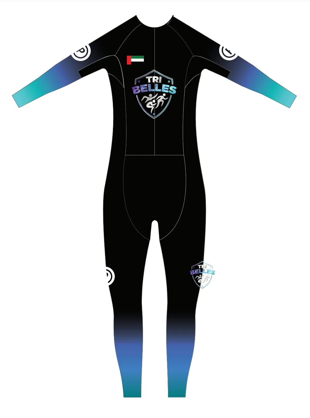 [Custom Tri Belles] Full Length Long Sleeve Tri Suit ELITE (Final Design)