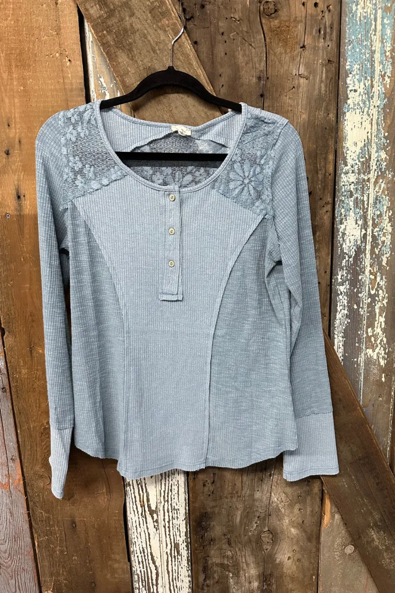 Dusty Blue Top