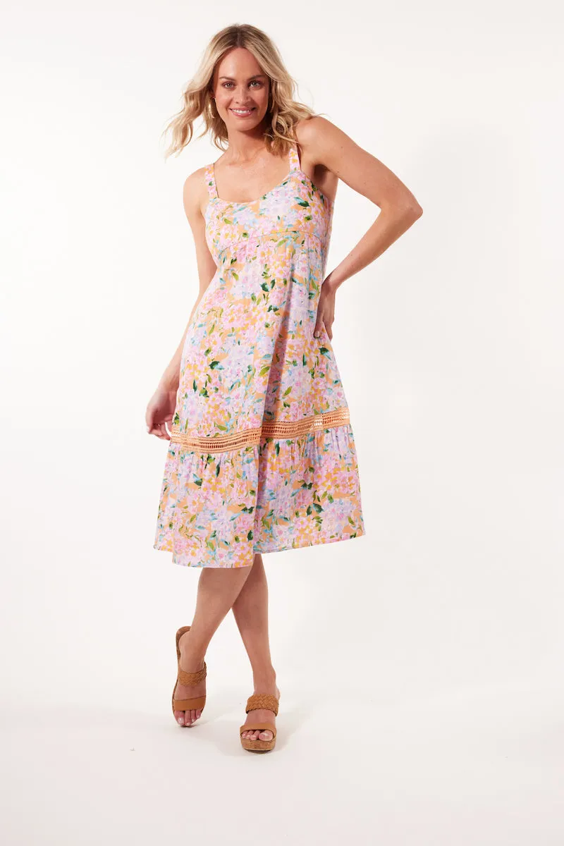 Flora Tank Dress, Sunset Hydrangea