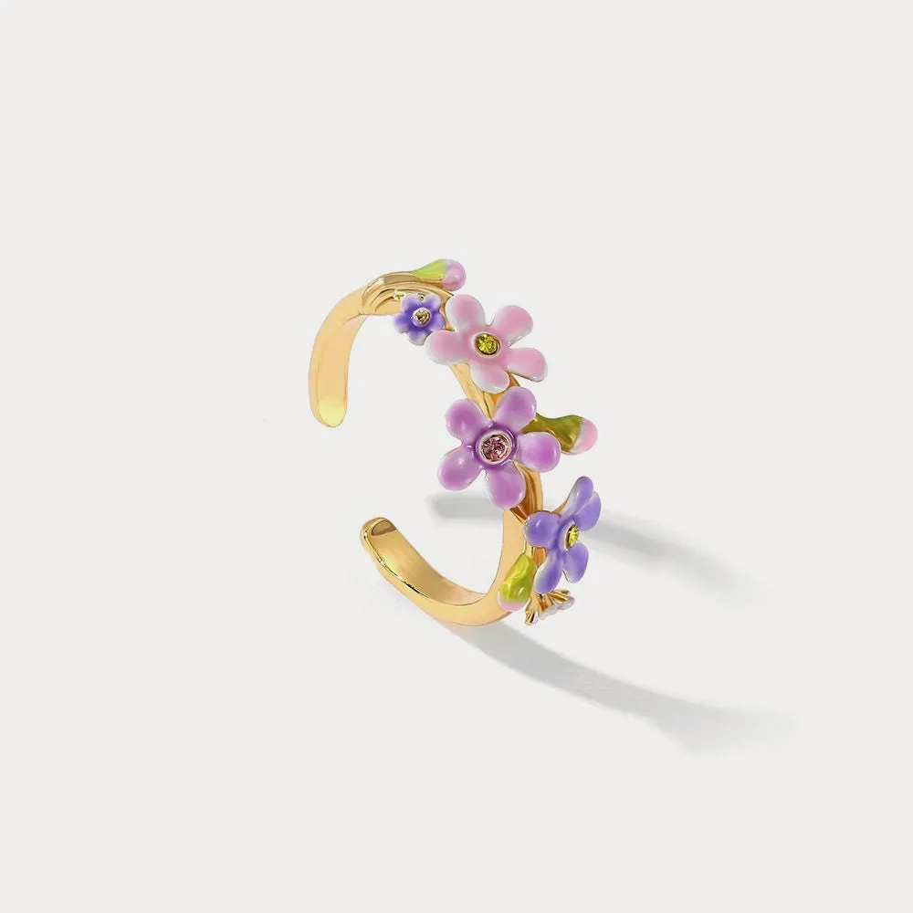 Forget-Me-Not Flowers Ring