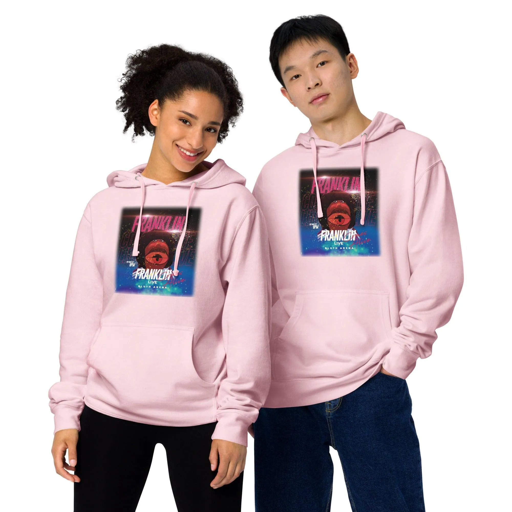 Franklin Comes Alive Live Unisex midweight hoodie