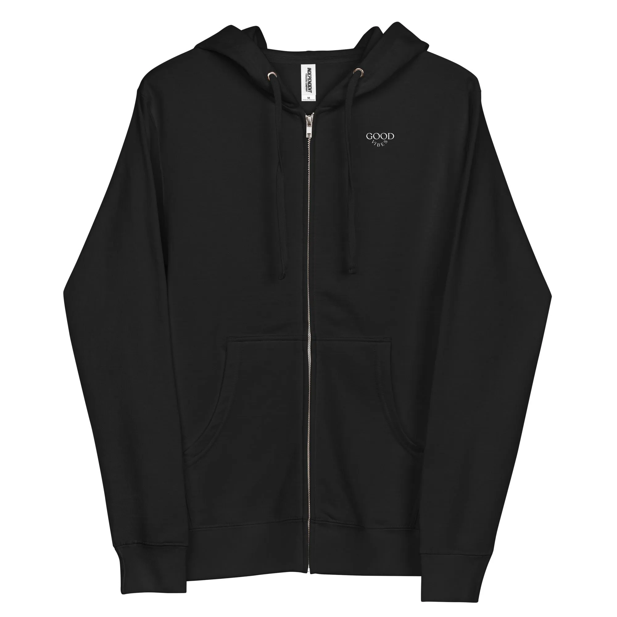 Good Vibes - Gender Neutral Zip Up Hoodie