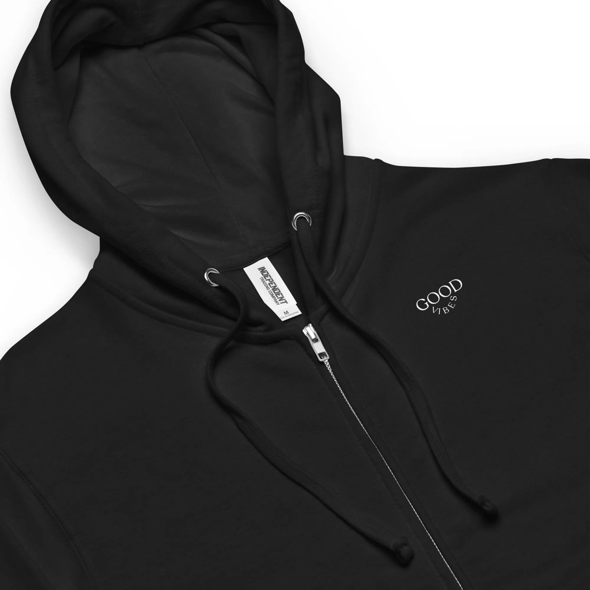 Good Vibes - Gender Neutral Zip Up Hoodie