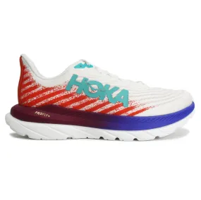 Hoka One One Mach 5 1127893-WFM Textile Mens Trainers -White Flame - UK 8.5