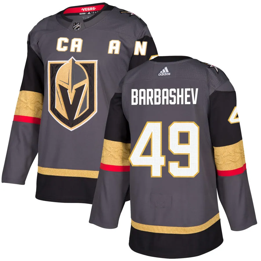 Ivan Barbashev Vegas Golden Knights adidas Alternate Authentic Jersey - Gray