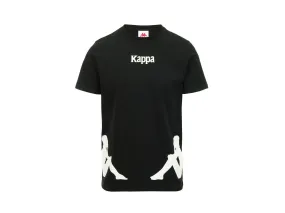 KAPPA Authentic Fico Unisex T-Shirt Black White 321158WA33