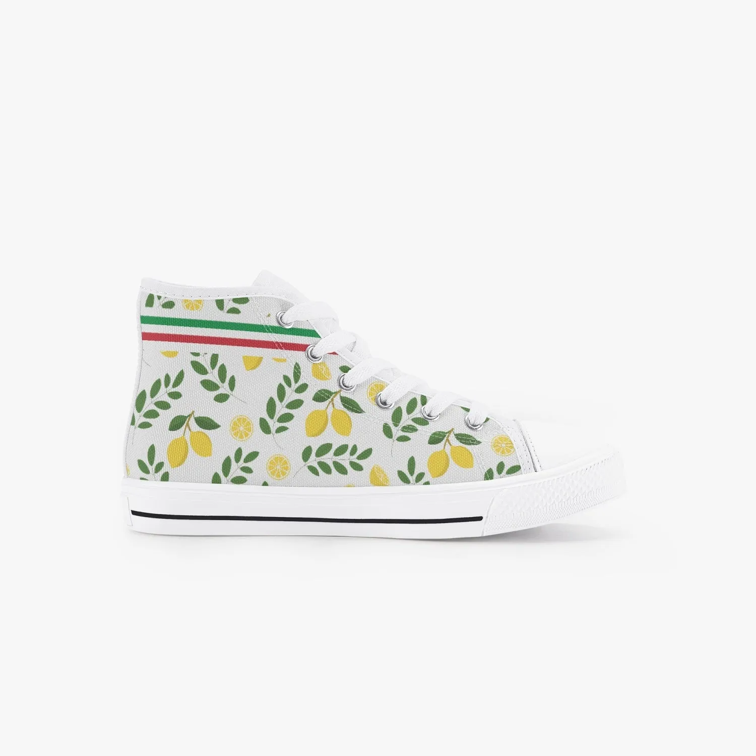 Kid’s High-Top Shoes Italian Lemon