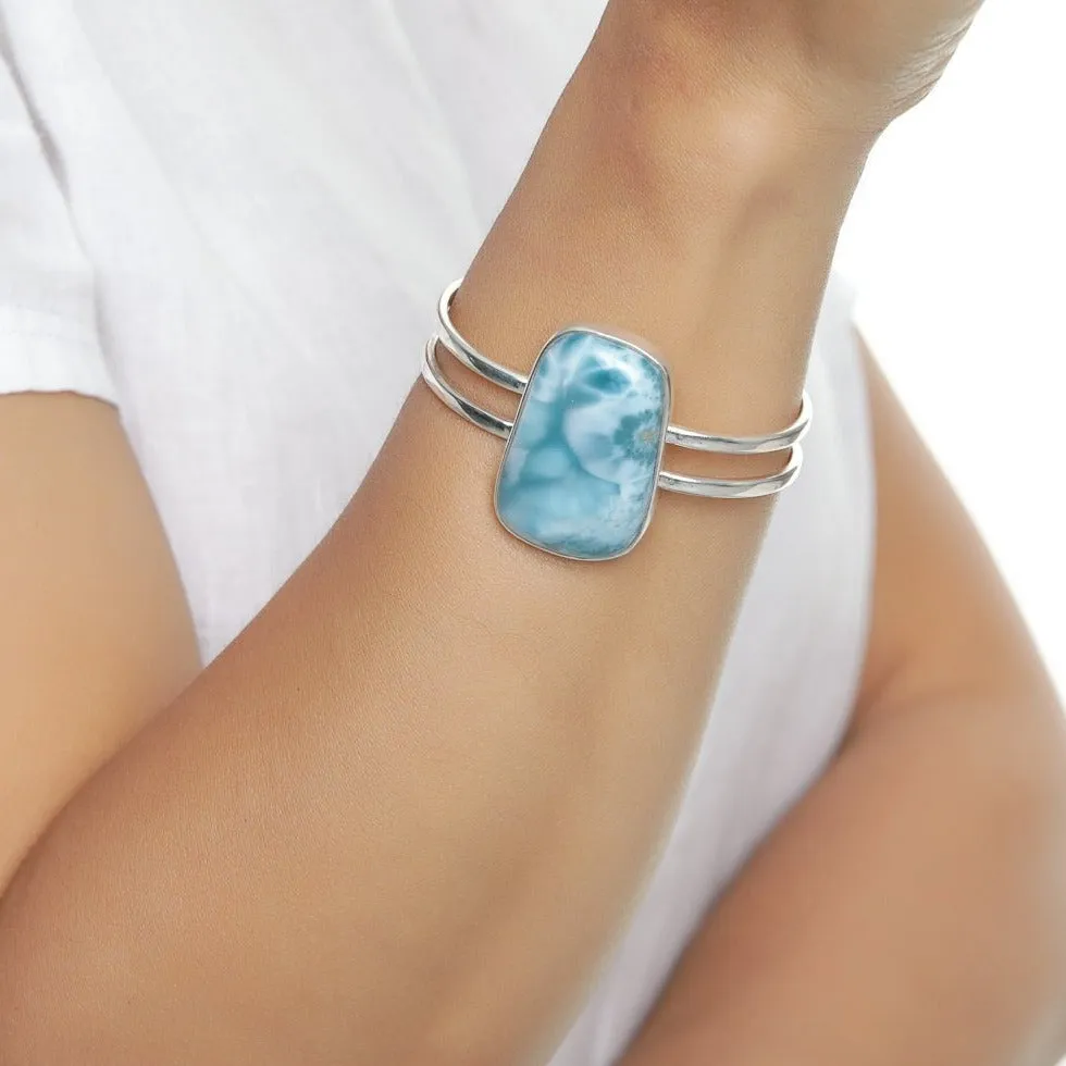 Larimar Cuff Bracelet Agar