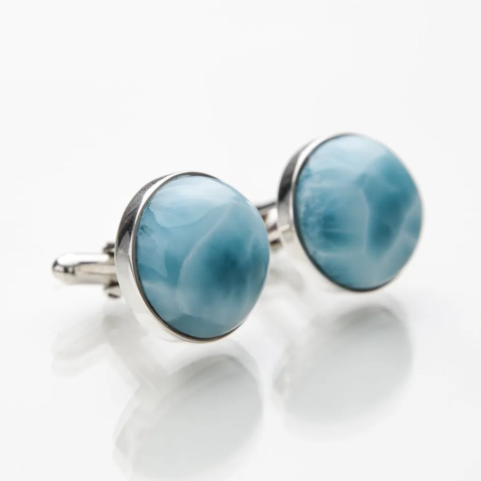 Larimar Cufflinks Tony